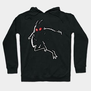 Mothman in the dark Hoodie